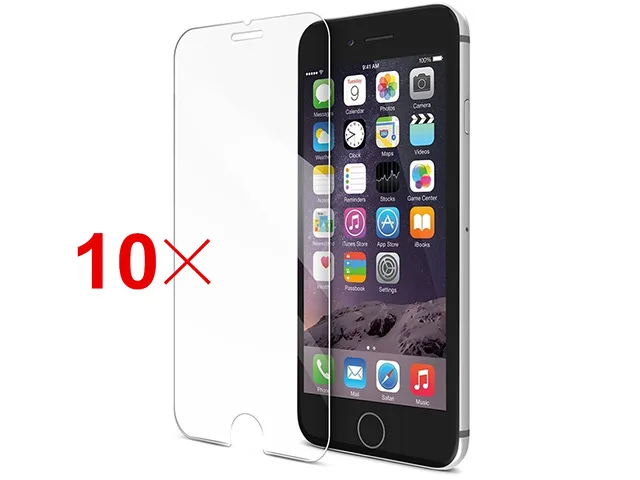Shenzhen MOPO Electronic Tech Co.,LTD Shenzhen MOPO Electronic Tech Co.,LTD iPhone 6/6S Screen Protector 10 Pack 0.2mm 9H Glass 4.7 inch — product photo