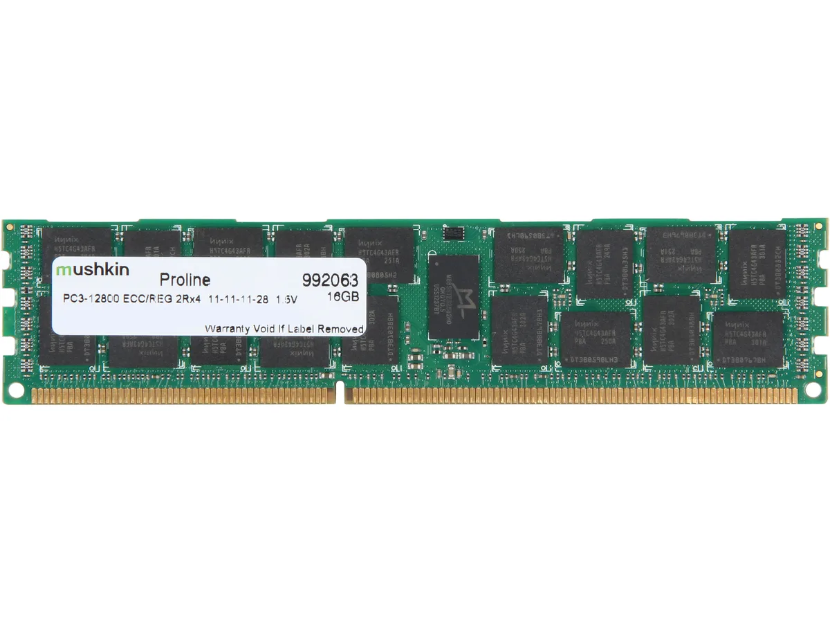Mushkin Enhanced Mushkin Enhanced 992063 16GB DDR3 1600 ECC Registered server RAM — product photo