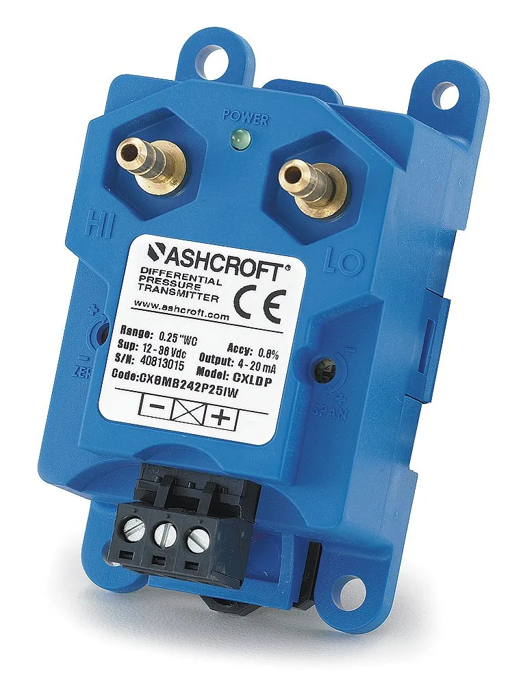 Ashcroft Ashcroft CX8MB2425IWL Pressure Transducer -5 to 5 In WC — product photo
