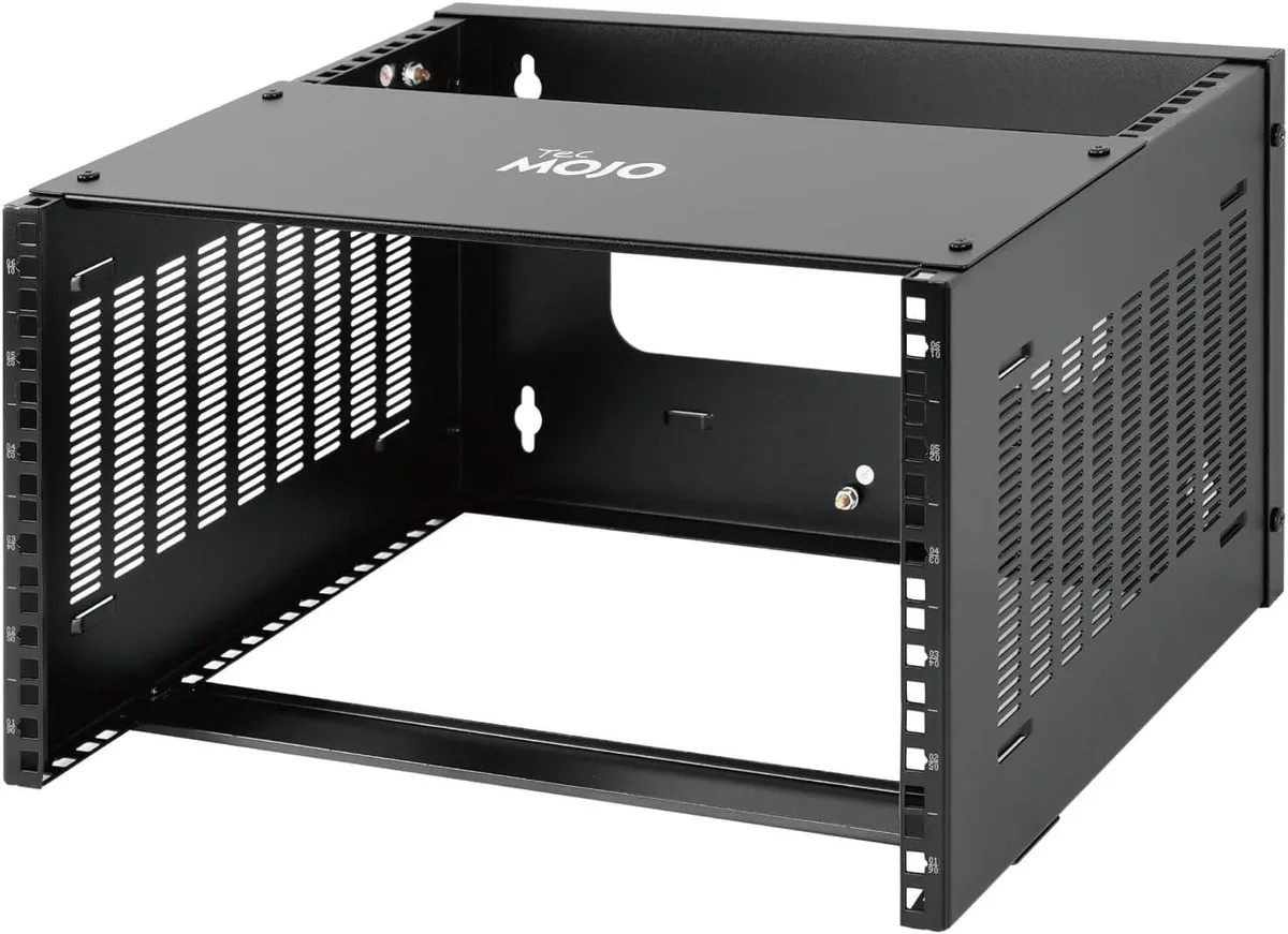 BFKK BFKK 6U Wall Mount Rack 13.9in Depth 132lbs Black — product photo