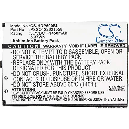  Cameron Sino Battery for Handheld 6000 6000LU1 Dolphin 6000 1450mAh 5.37Wh — product photo