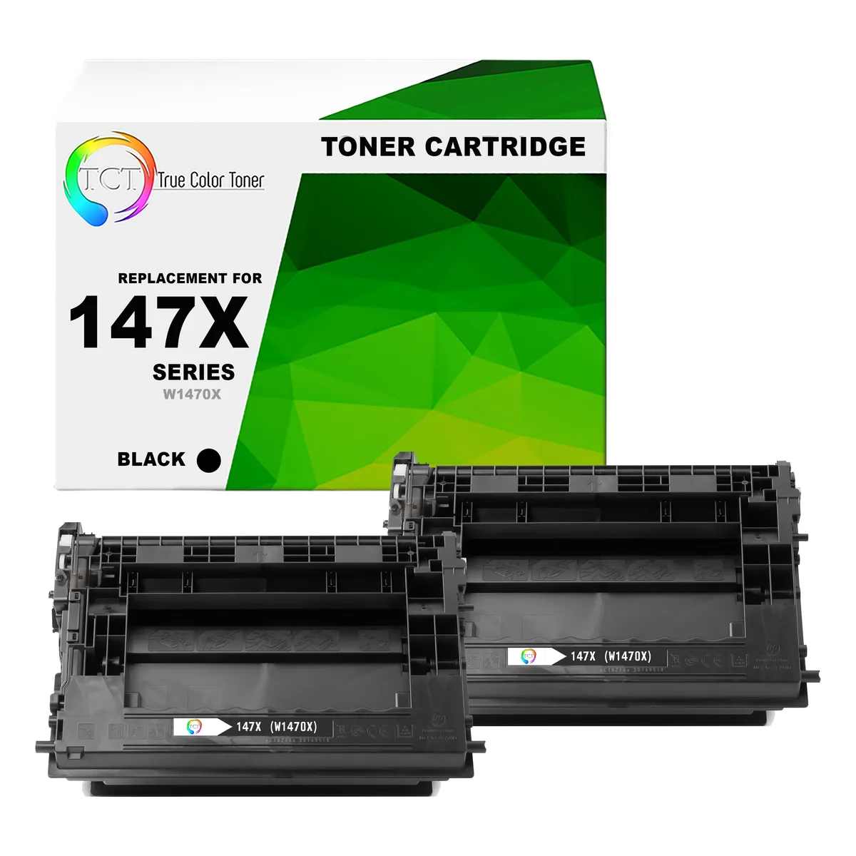 True Color Toner True Color Toner 147X Black High Yield Toner Cartridge 2 Pack 25200 pages — product photo