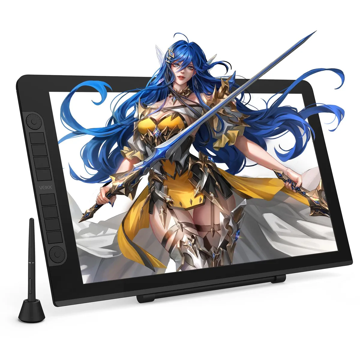 VEIKK VEIKK Studio VK2200 Pro graphics tablet 21.5" 1920x1080 8192 pressure 2 dials 8 keys — product photo