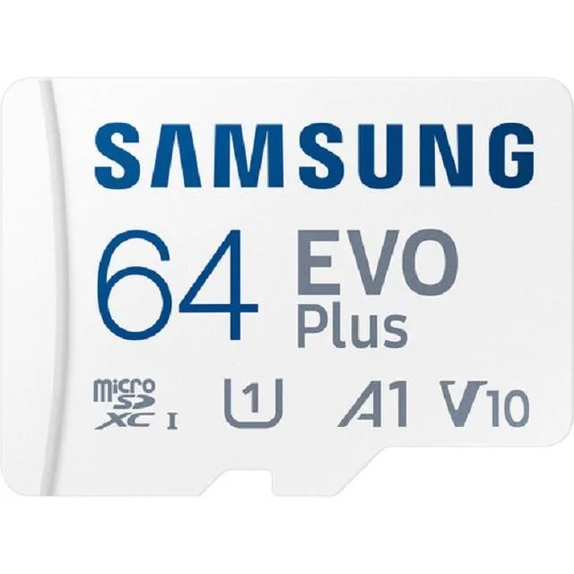 SAMSUNG SAMSUNG EVO Plus microSDXC 64GB 160MB/s U3 Class 10 A2 V30 UHS-I — product photo