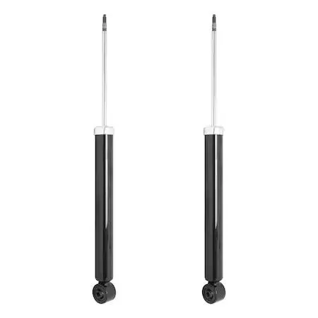 Pair of silver rear shock absorbers in boxed kit