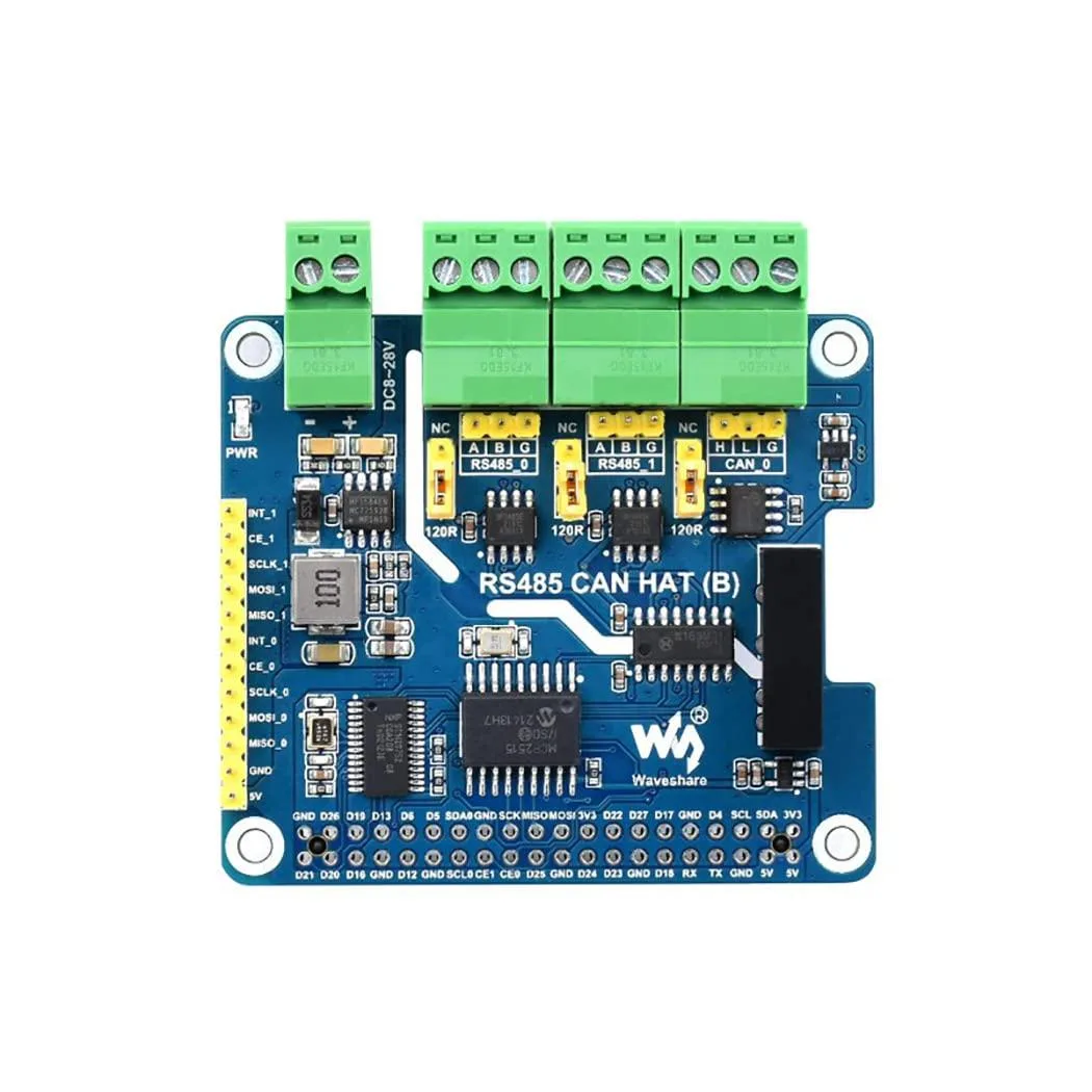 LORDWORLD LORDWORLD Isolated RS485 CAN HAT (B) development board — product photo
