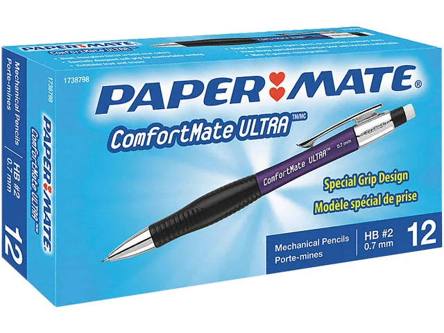 Paper Mate Paper Mate 1738798DZ ComfortMate Ultra Mechanical Pencil 0.7mm 1 Dozen — product photo