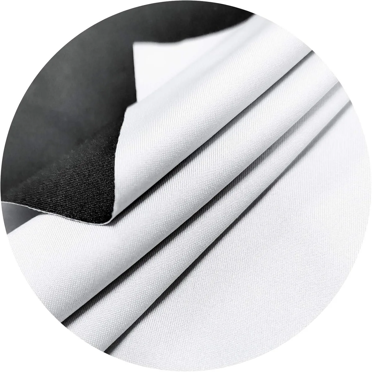PISKEKAT PISKEKAT Projector Screen Material 59x105 inch 16:9 130 inch Max Black Backing — product photo
