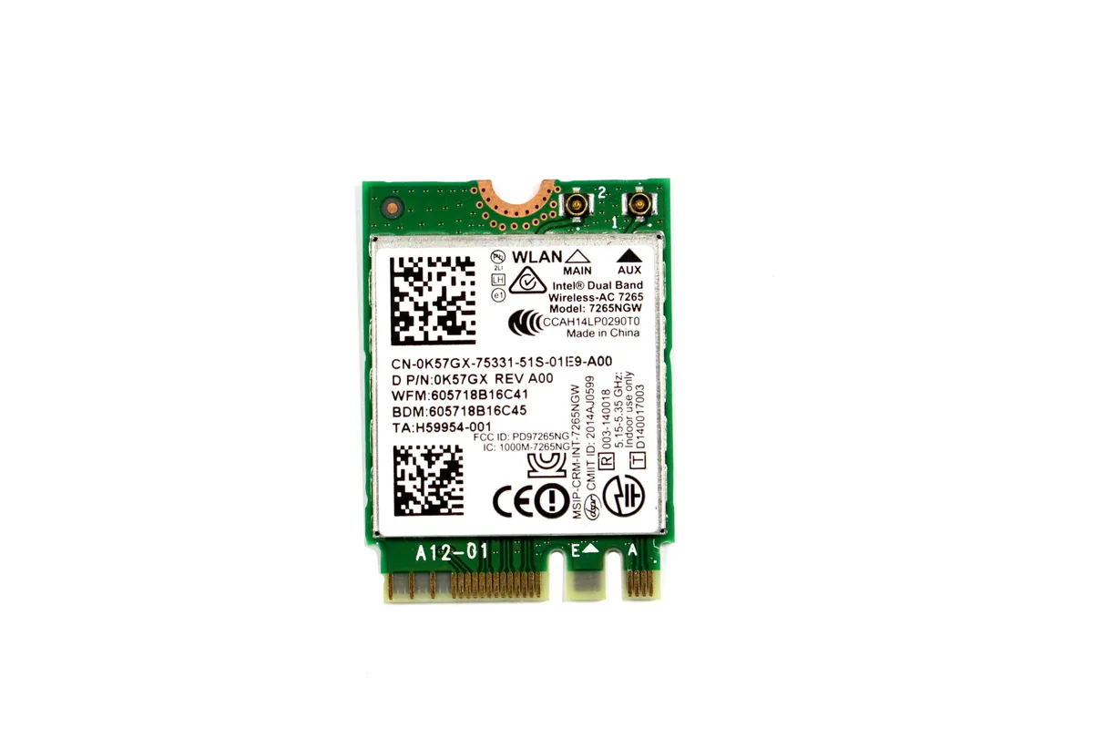 Intel Intel 7265NGW wireless accessory Mini PCI Express — product photo