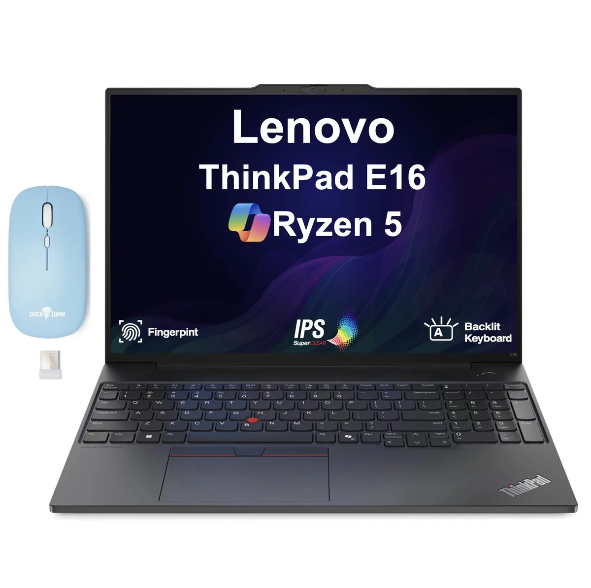 Lenovo Lenovo ThinkPad E16 laptop AMD Ryzen 5 230 64GB DDR5 1TB SSD 16.0" WUXGA — product photo