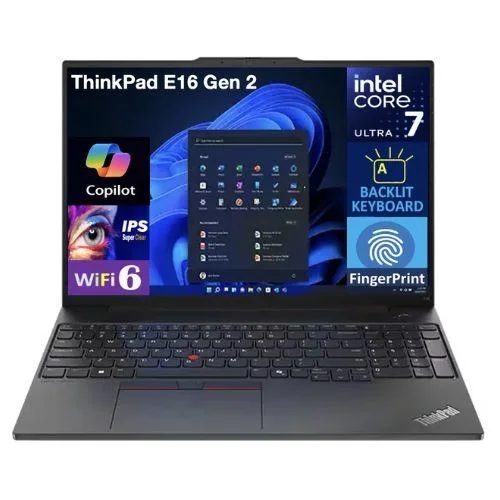 Lenovo Lenovo ThinkPad E16 Gen 2 2-in-1 laptop Intel Ultra 7 155U 8GB 256GB — product photo
