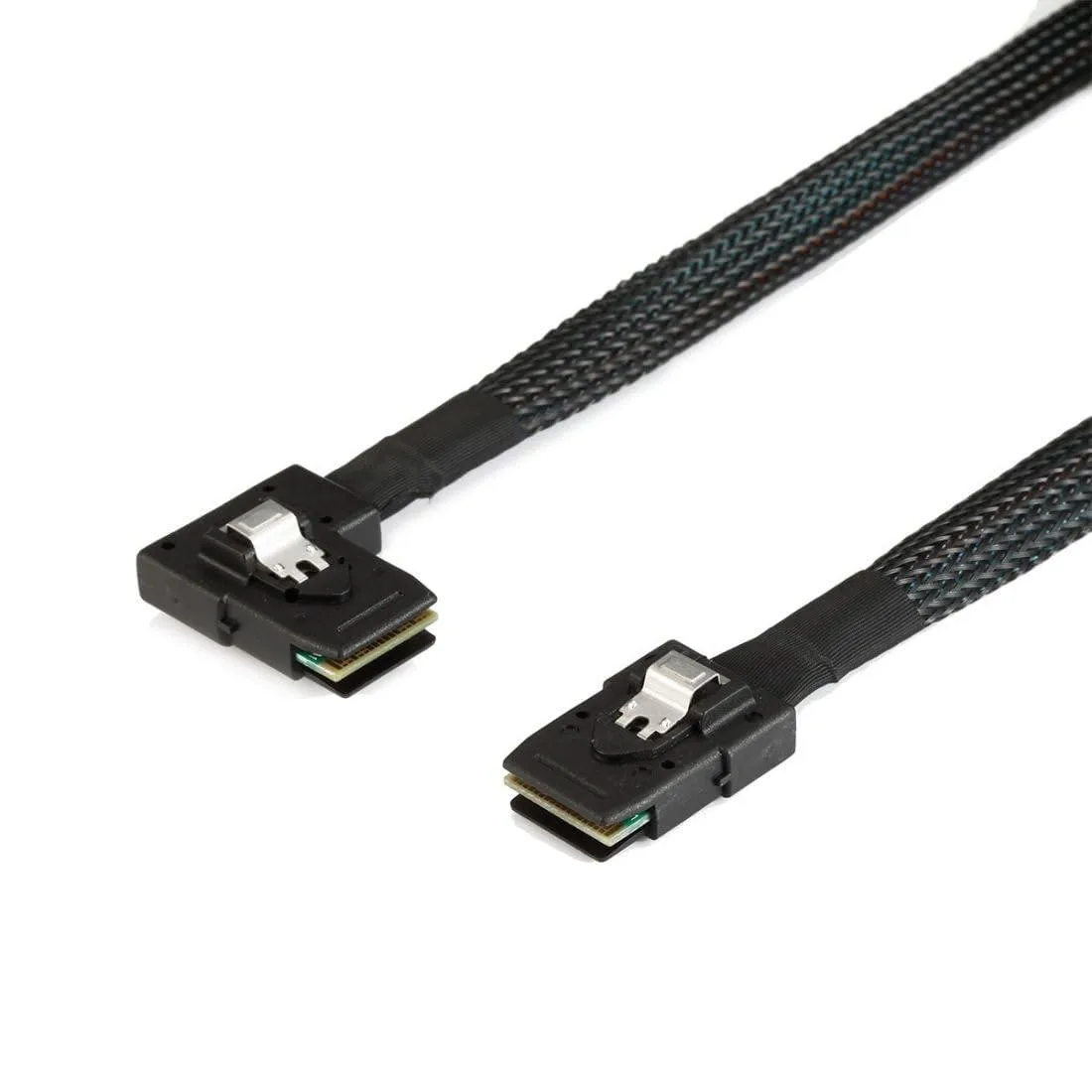 Vszerda Vszerda Mini SAS SFF-8087 to SFF-8087 36-pin RAID cable 80cm left angled 90° — product photo