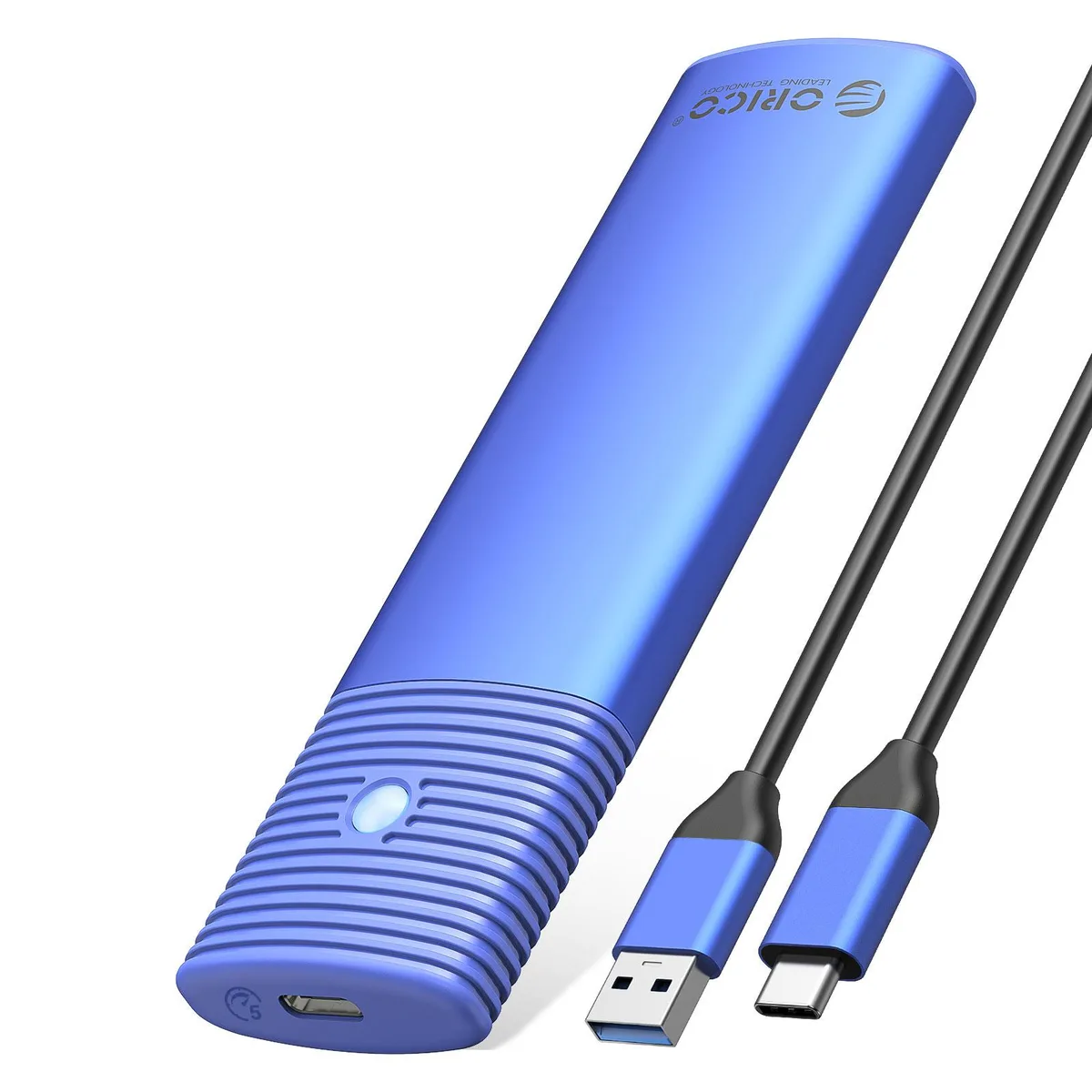 Orico Orico M.2 SATA drive enclosure 5Gbps 2230/2242/2260/2280 USB-C Blue — product photo