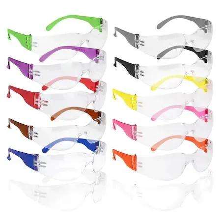 BISON LIFE BISON LIFE Crystal Safety Glasses Anti-Scratch Clear Lens 12 — product photo