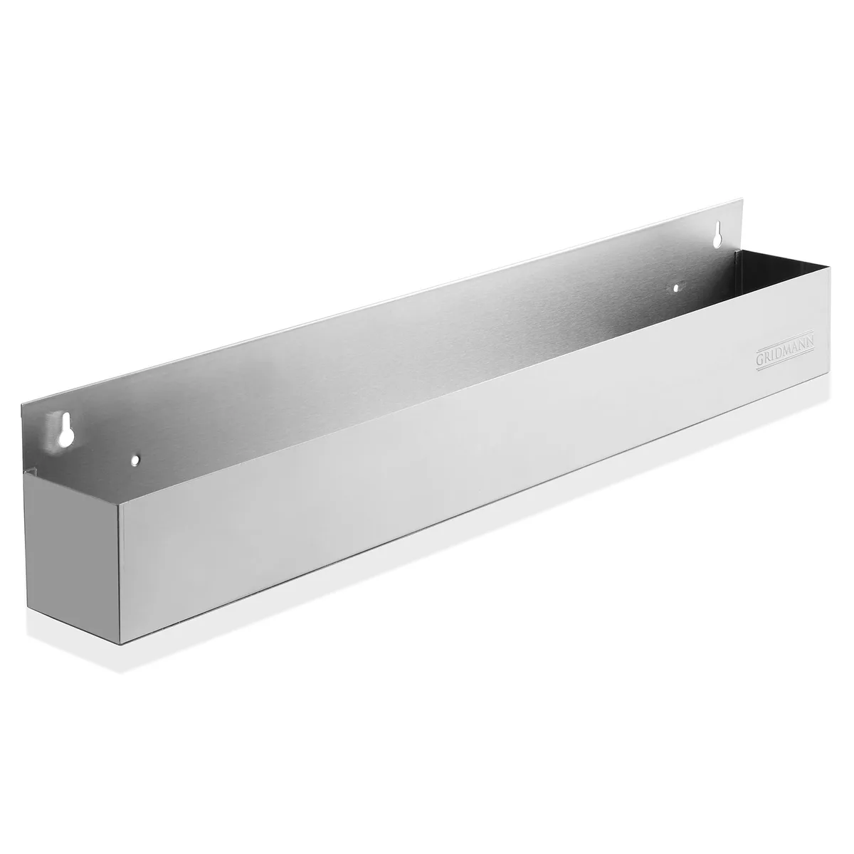 Gridmann Gridmann 32-inch Single Speed Rail 8-Bottle Stainless Steel Bar Rack — product photo