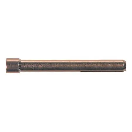 Five small brass collets for 0.04 inch tungsten electrodes