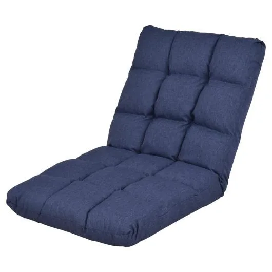 SlickBlue SlickBlue 14-Position Adjustable Floor Chair Blue — product photo