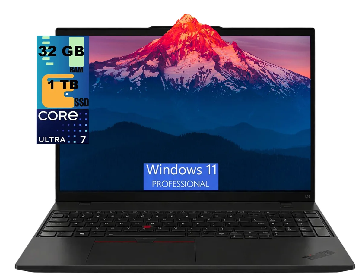 Lenovo Lenovo ThinkPad L16 laptop Intel Core Ultra 7 255U 32GB DDR5 1TB — product photo