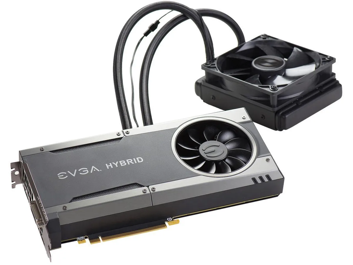 EVGA EVGA GeForce GTX 1080 FTW HYBRID 08G-P4-6288-KR 8GB graphics card — product photo