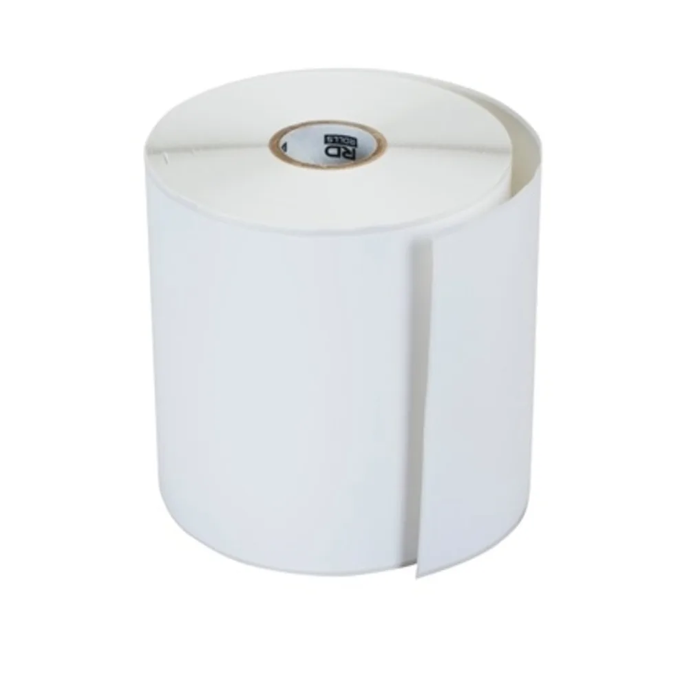 White thermal receipt paper rolls, fifty per case