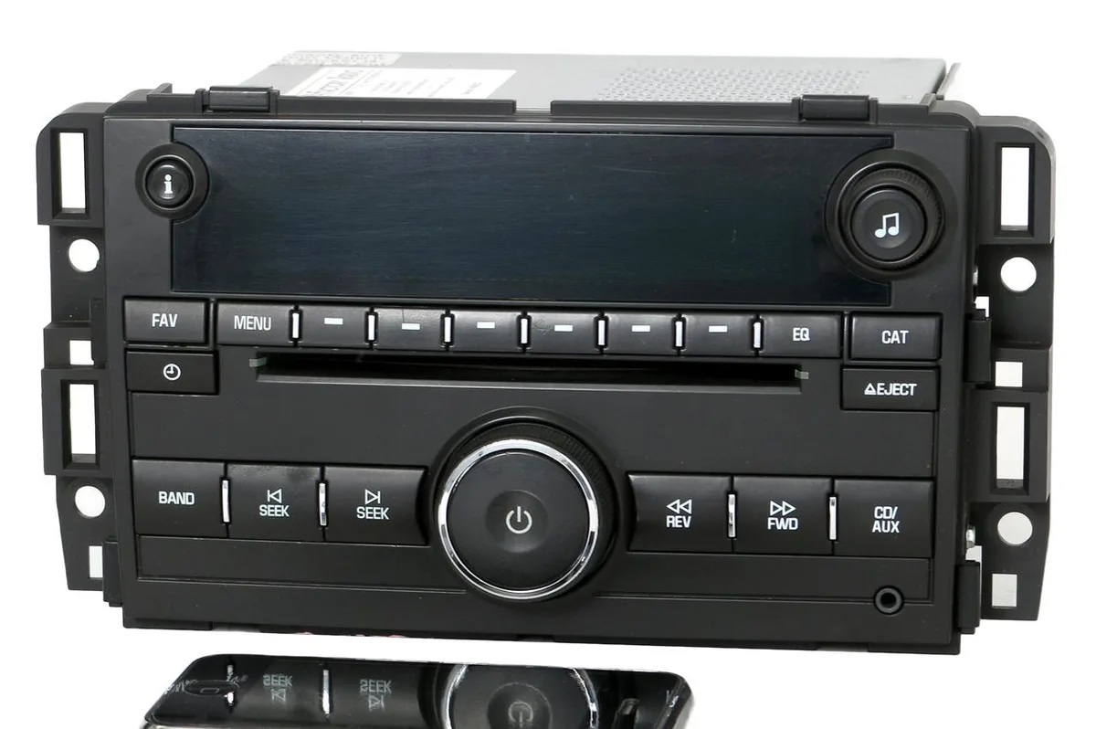 1 Factory Radio 1 Factory Radio 25799567 Metal Chassis Receiver AM FM CD Aux Bluetooth 2007-2010 — product photo