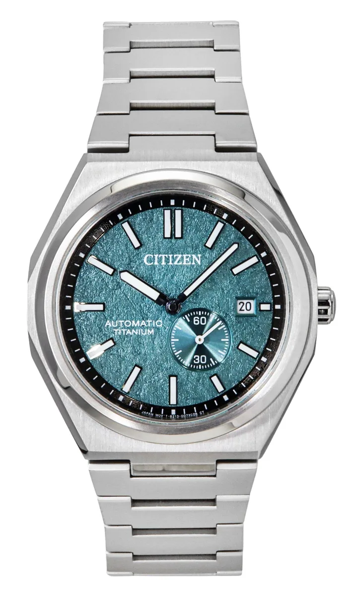 Citizen Citizen Zenshin Super Titanium Green Dial Automatic 100M 40.50mm 21 Jewels 8213-A21 Watch — product photo