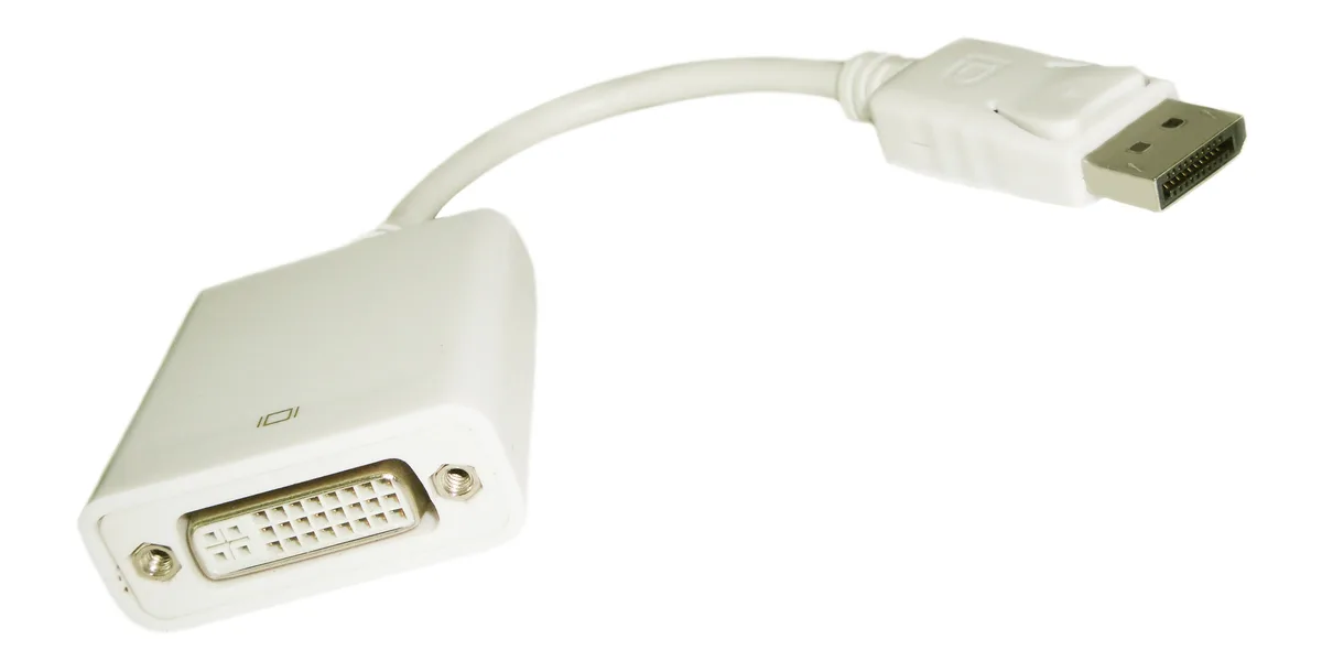 PPA International PPA International DisplayPort to DVI Adapter 4 in White — product photo