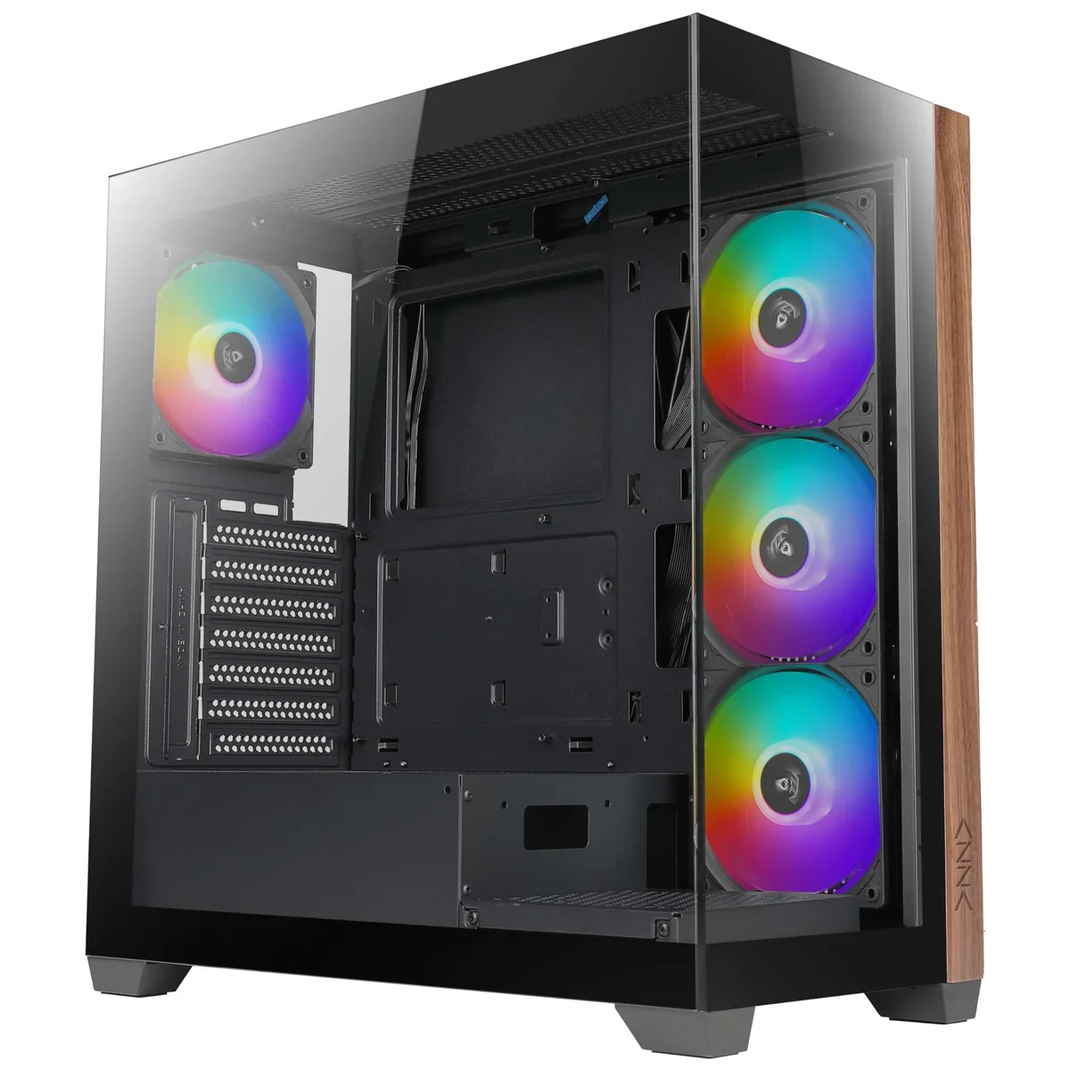 AZZA AZZA CSAZ-491 Neptune ATX Mid-Tower Case with 4 x 120 mm ARGB Fans — product photo