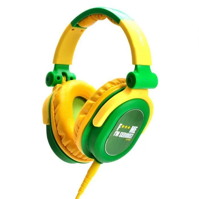 iDance iDance FDJ300 Headphones Green-Yellow — product photo