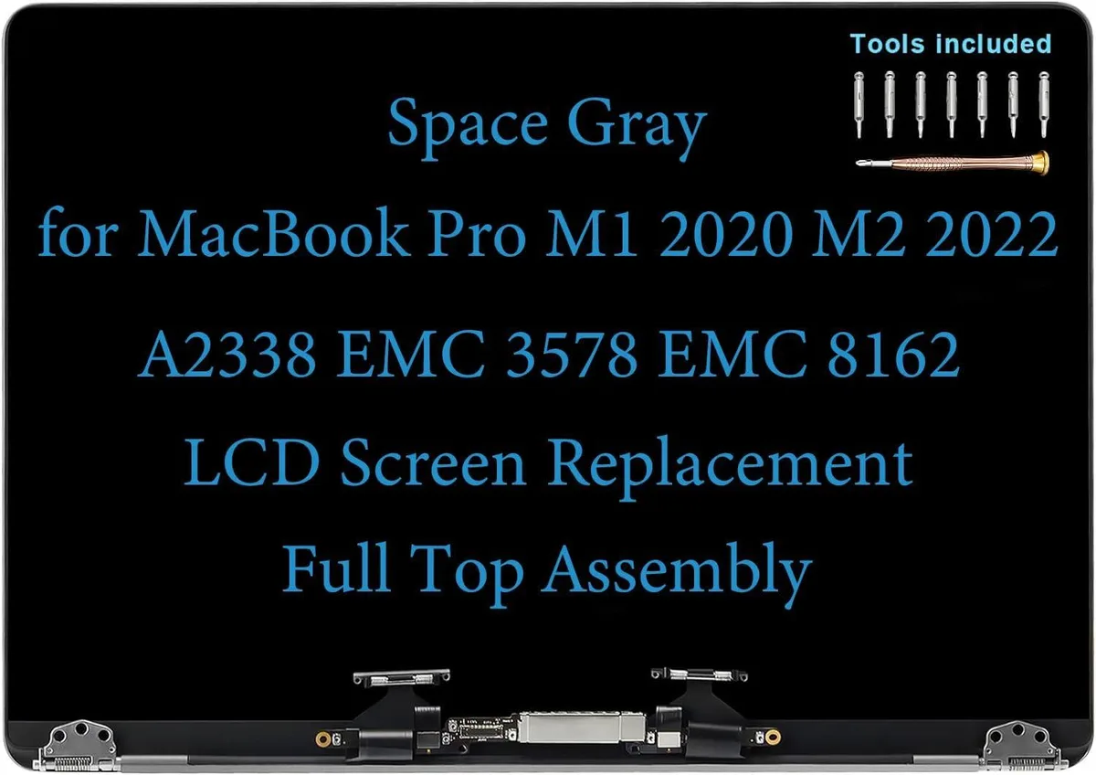 NUOLAISUN NUOLAISUN 13" Laptop Screen for MacBook Pro A2338 M1 2020 M2 2022 EMC 3578 8162 Space Gray — product photo