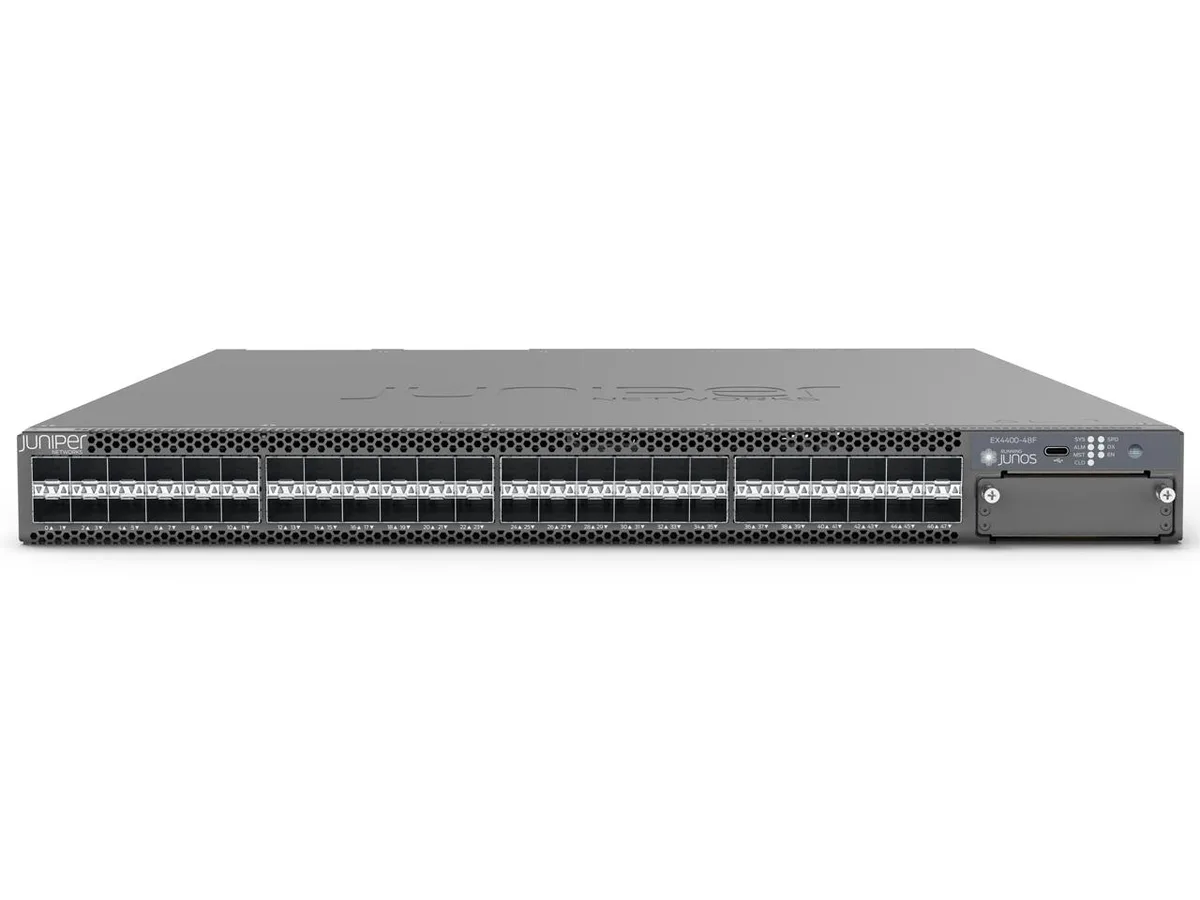 HPE Juniper Networking HPE Juniper Networking EX4400-48F 12-port 10G SFP+ 36-port 1G SFP network switch — product photo