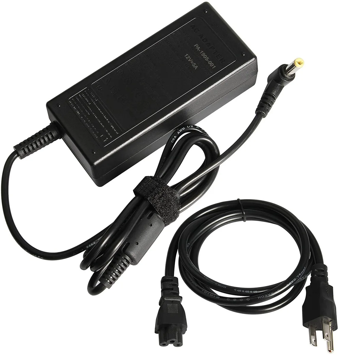 myVolts myVolts 60W 12V 5A LCD Monitor AC Adapter 5.5x2.5mm — product photo