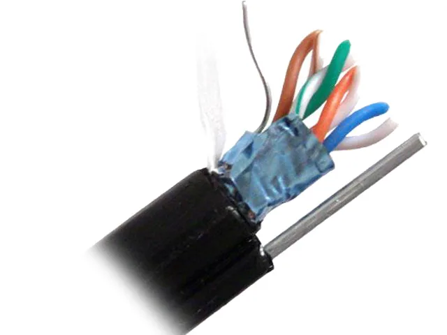 Nippon Labs Nippon Labs 80C5CMXSM-3203 Cat5E STP outdoor network ethernet cable 1000 ft — product photo