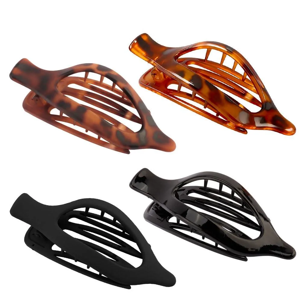  AOPRIE HP0004 Hair Pins 4 Pack Bow 70% Acrylic 30% Plastic — product photo