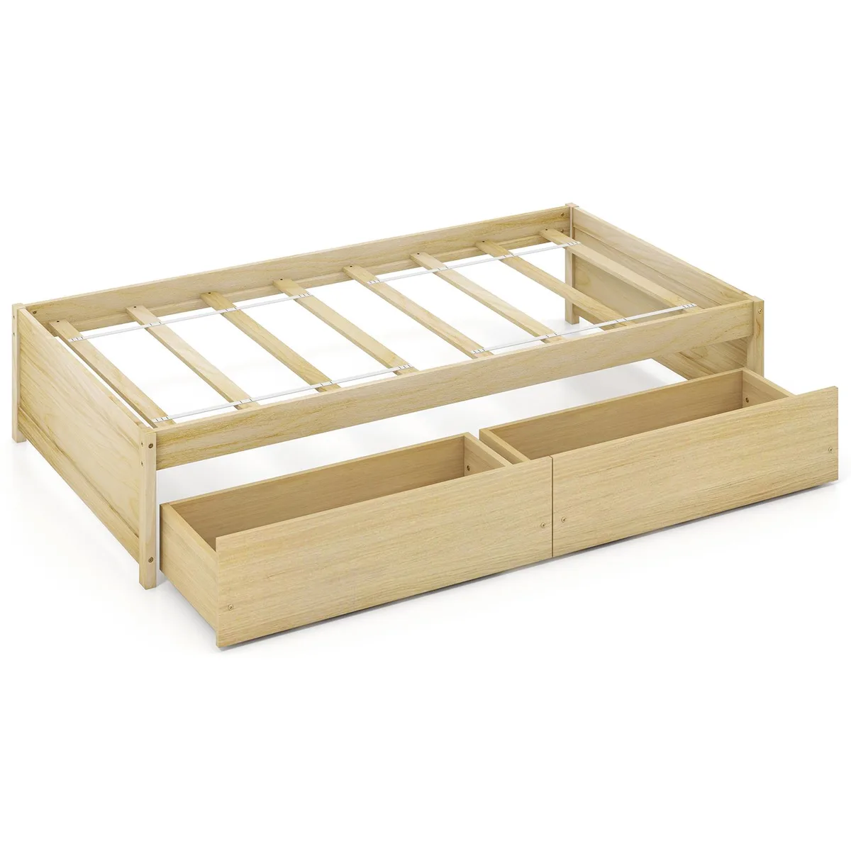 SlickBlue SlickBlue Captain Bed Twin 2 Drawers Natural 78.5x42x16 — product photo