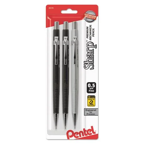 Pentel of America, Ltd. Pentel of America, Ltd. P205MBP3M .5 mm SFP transceiver 3 pack — product photo