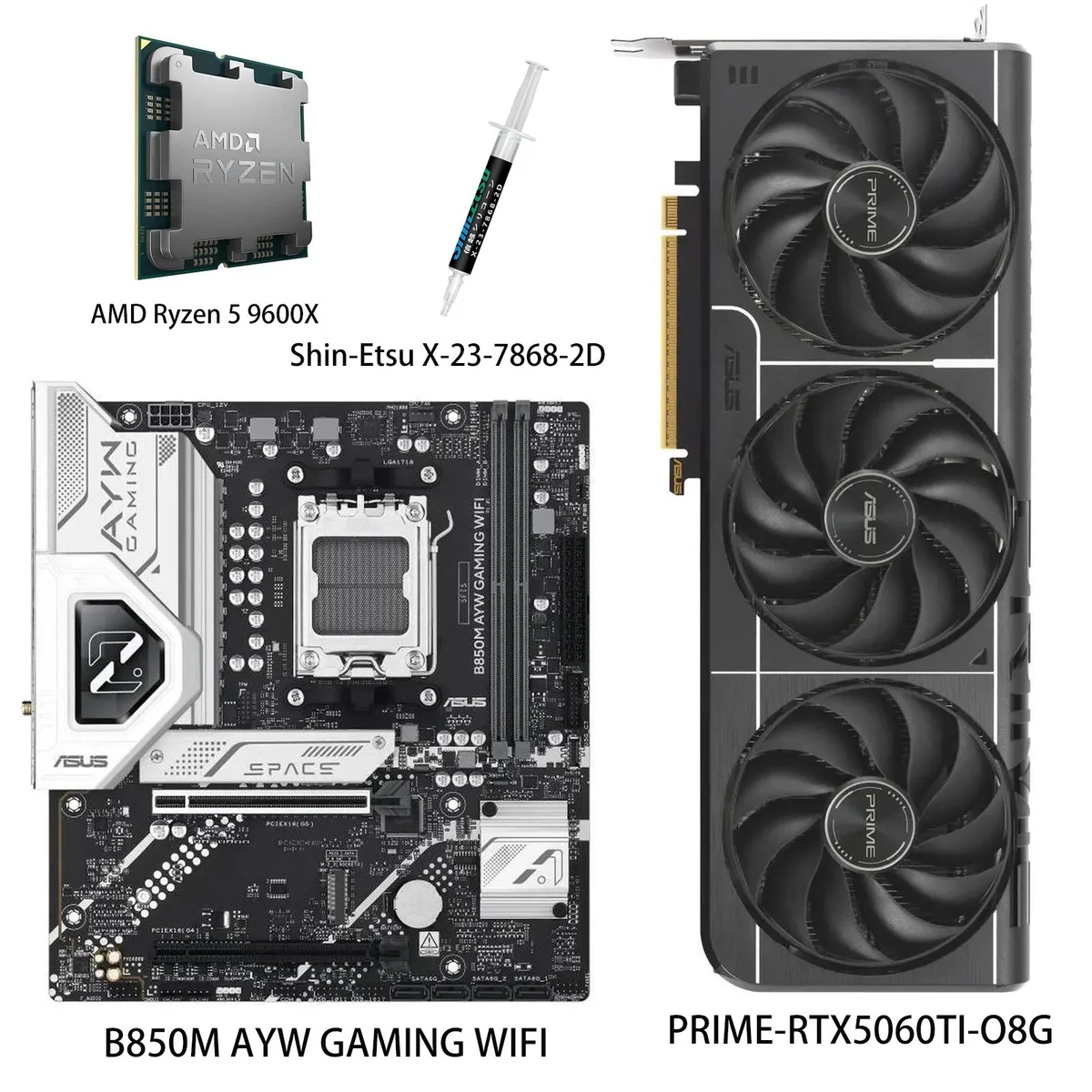 ASUS ASUS PRIME GeForce RTX 5060 Ti 8GB graphics card — product photo