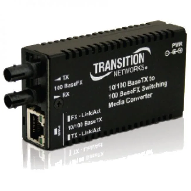 Transition Networks Transition Networks M/E-PSW-FX-02-EU SFP transceiver 10/100Base-TX to 100Base-FX 2km — product photo