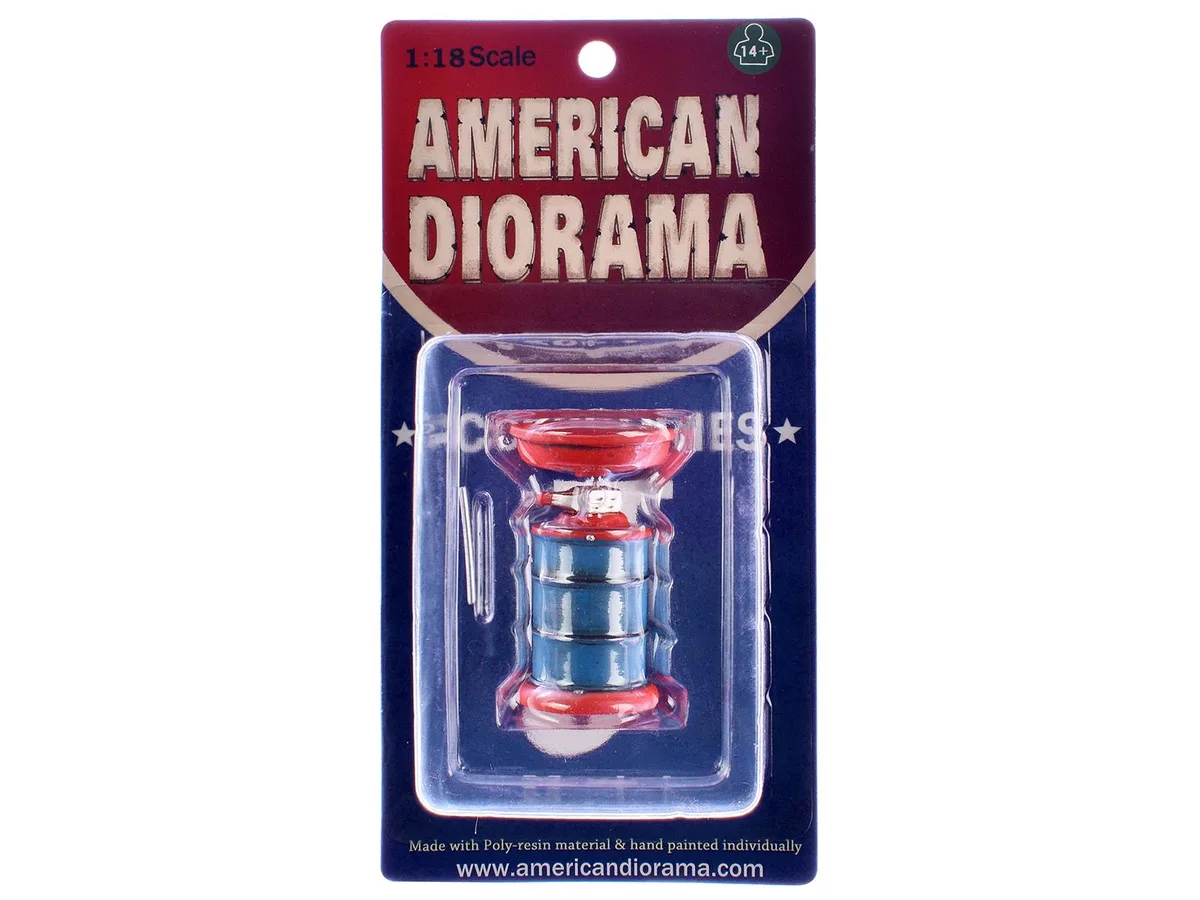 American Diorama American Diorama 1/18 Portable Waste Oil Drain Tank hobby collectible — product photo