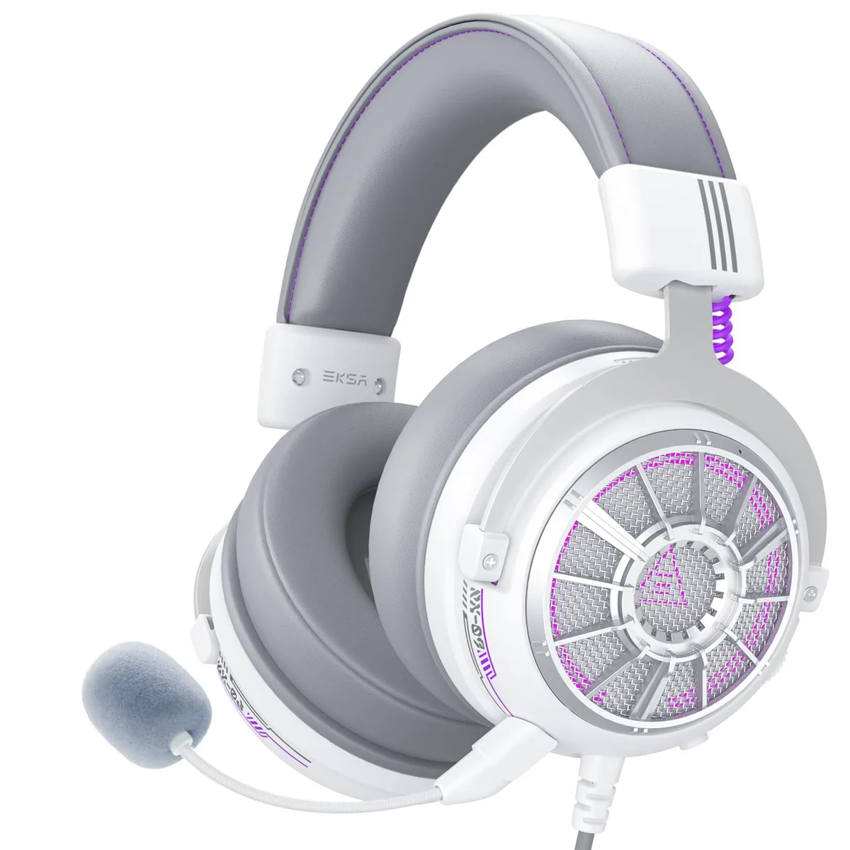 EKSA E5000S StarEngine S White Gaming Headset — product photo