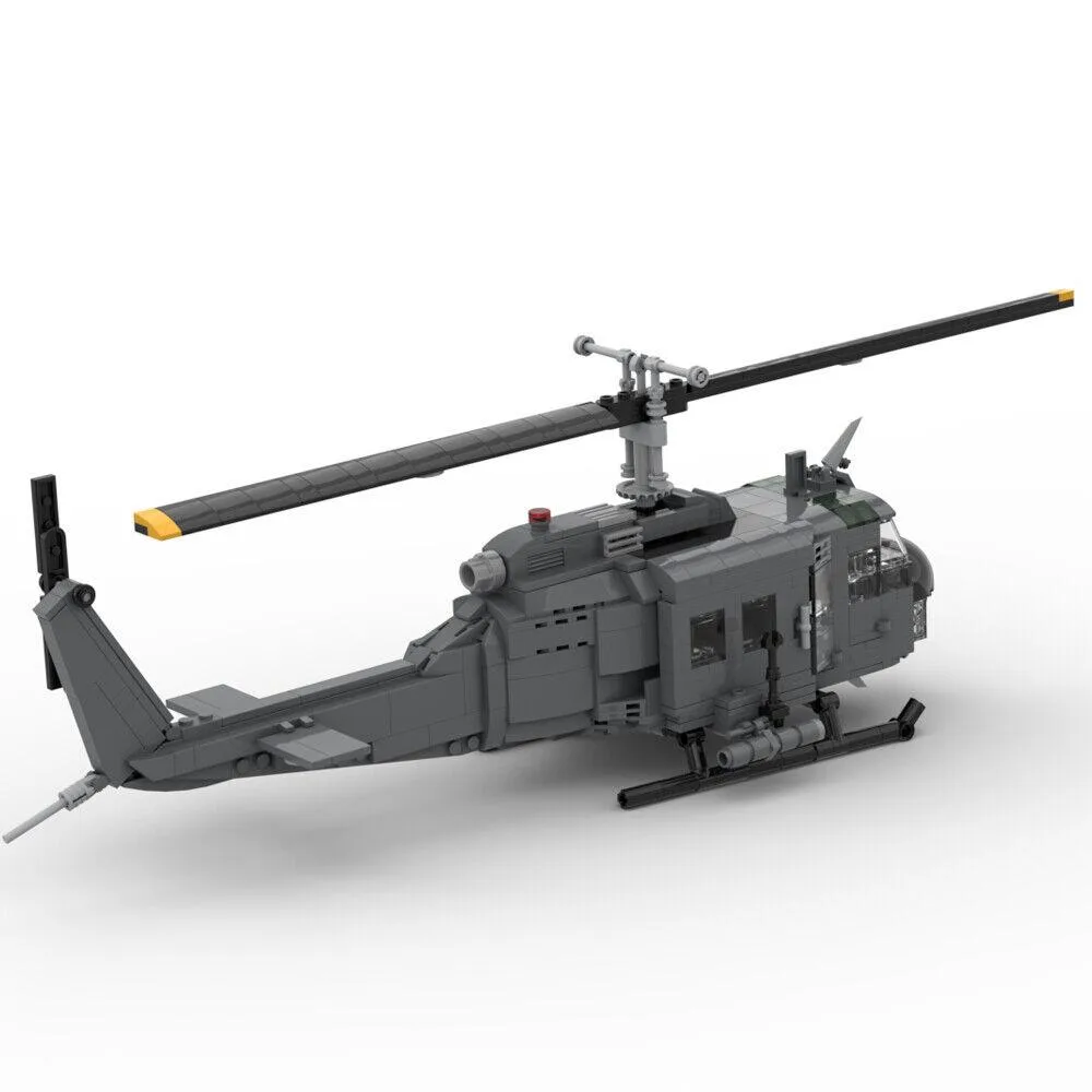 ZITIANYOUBUILD ZITIANYOUBUILD MOC-93333 Utility Military Helicopter 722 Parts — product photo