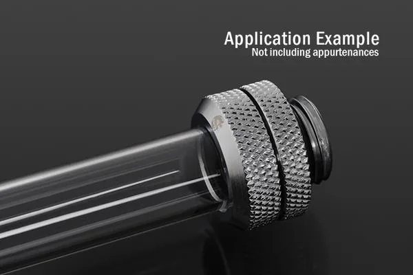 Bitspower Bitspower BP-EML Enhance Multi-Link Fitting 12mm OD Silver Shining — product photo