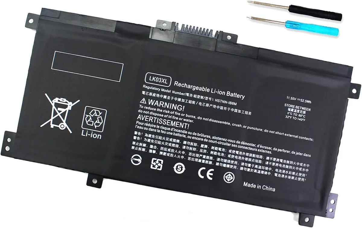 TAURKENAM TAURKENAM LK03XL laptop battery 11.55V 52.5Wh 3-cell — product photo