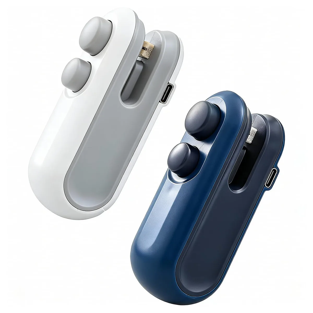  FoodSaver XBJIS26 Mini Bag Sealer 2-pack White Blue — product photo