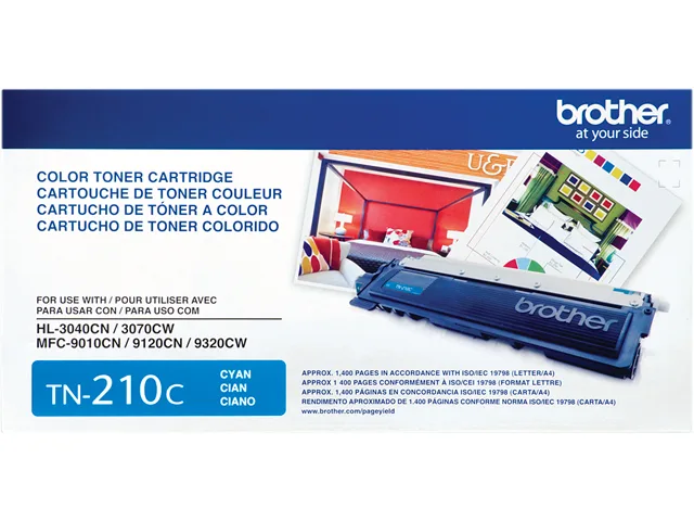 Brother Brother TN210C Cyan Toner Cartridge 1400 Pages — product photo