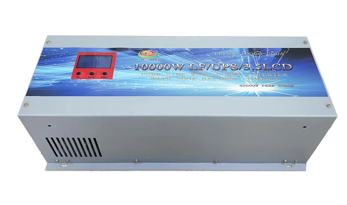 u-power u-power 40000W Peak 10000W Power Inverter 12V to 110V/220V 60Hz Split Phase — product photo