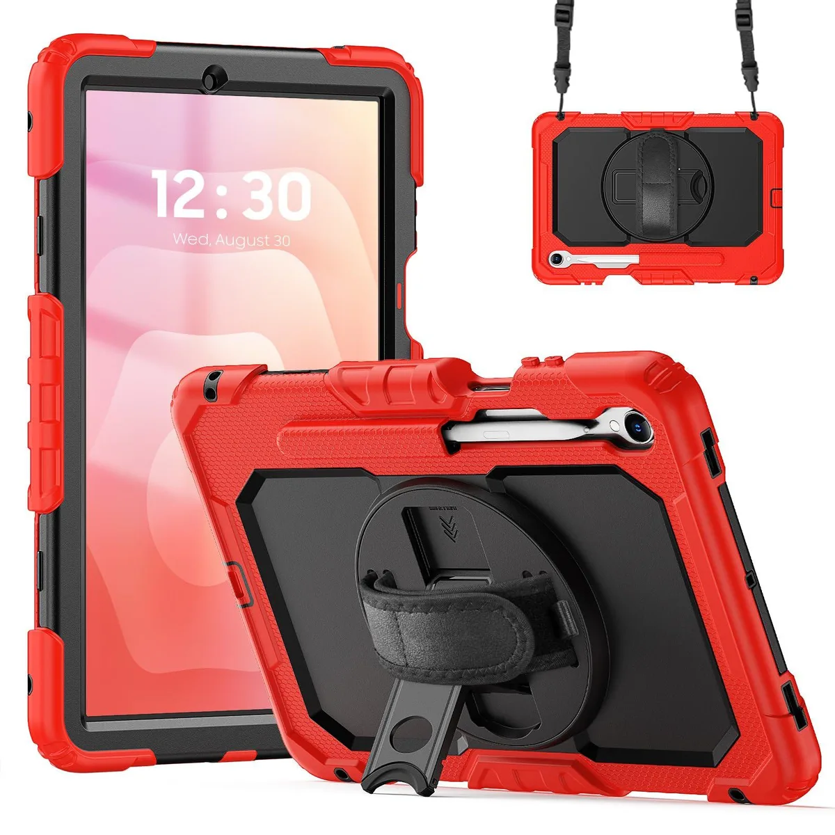 Timoom Timoom 360° Rotatable Shockproof Case Red for Samsung Galaxy Tab S11 11" (SM-X730/SM-X736B) 2025 — product photo