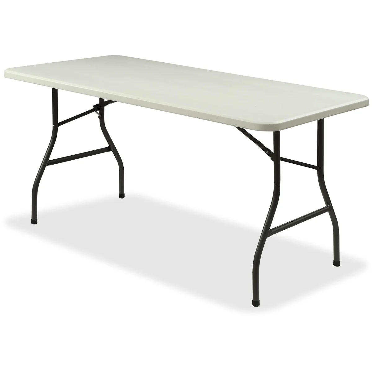 Lorell Lorell 12347 Ultra-Lite Folding Table Silver office furniture — product photo