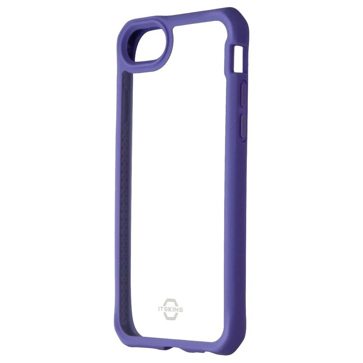 ITSKINS ITSKINS Hybrid Solid Series Case iPhone SE 2/8/7/6s Purple/Clear — product photo