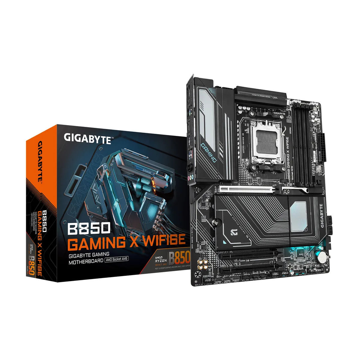 GIGABYTE GIGABYTE B850 GAMING X WIFI6E AMD motherboard — toote foto